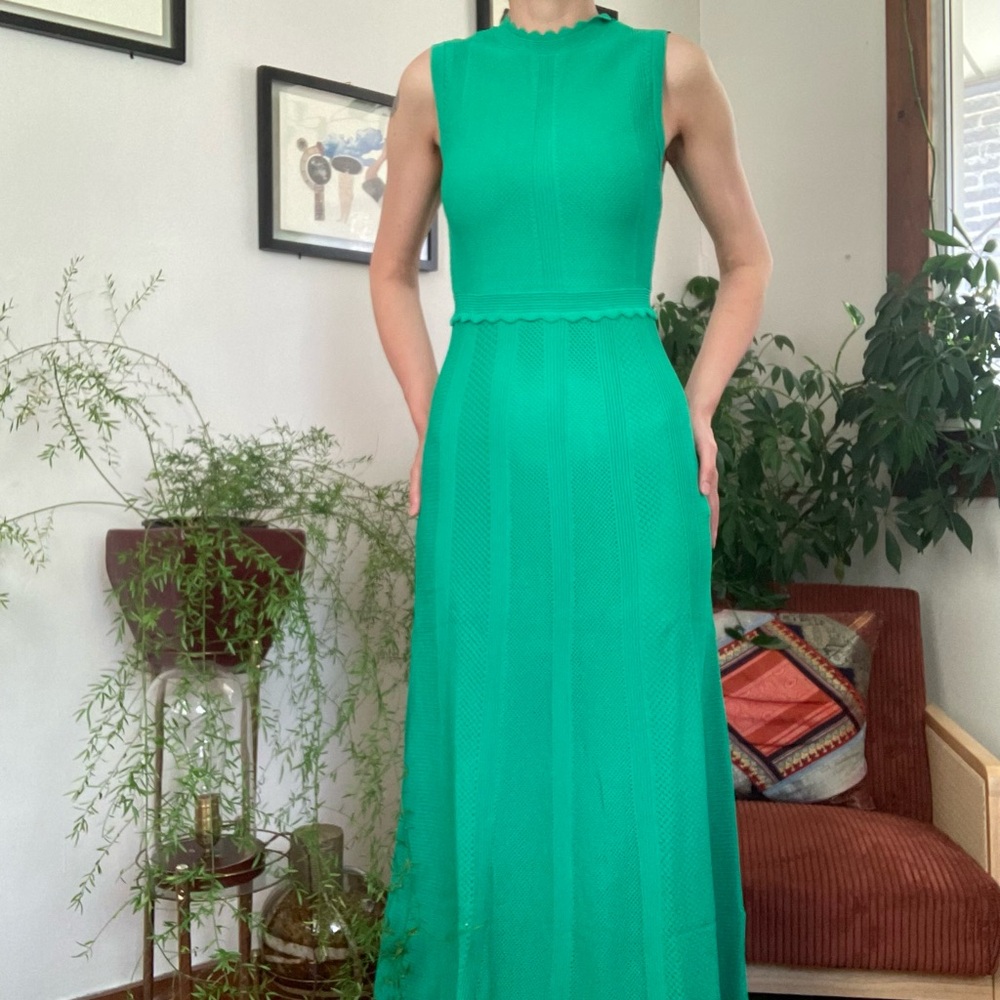 The Kooples Green Maxi Dress